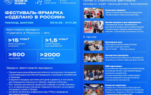 кубанские компании приглашают в Таиланд на фестиваль-ярмарку «Сделано в России» - фото - 1